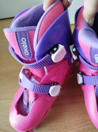 Patines Oxelo rosas talla 30-32