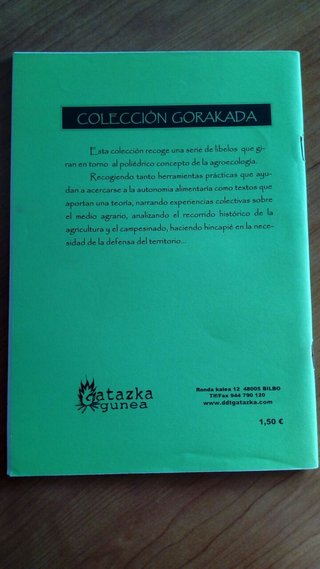 Panfleto Agricultura campesina y capitalismo