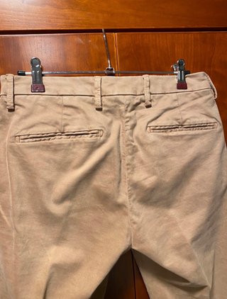 Pantaloni uomo Jeanseng beige sartoriali
