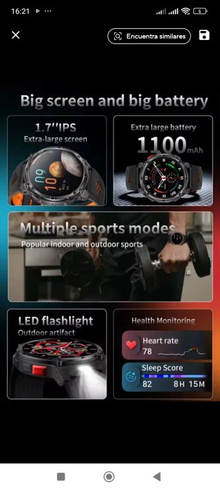 Reloj Smartwatch Multideporte