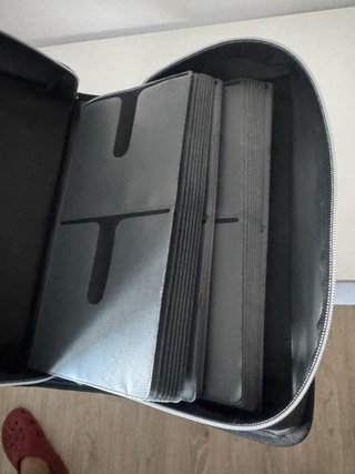 Porta CD/DVD Nero e Grigio