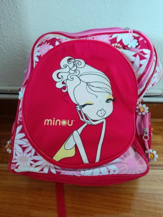 Mochila infantil Minou con dibujo