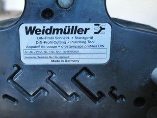 Herramienta Weidmüller Corte y Punzonado