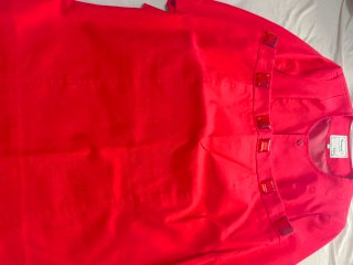 Traje corto Porquet rojo talla M