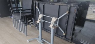 Mesa y 4 Sillas de Jardín/Terraza