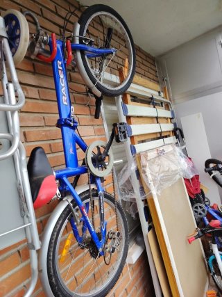 Bicicleta Plegable Racer Azul