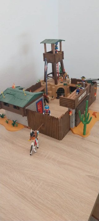 Playmobil,fuerte,lote,nórdistas,oeste,fort brave