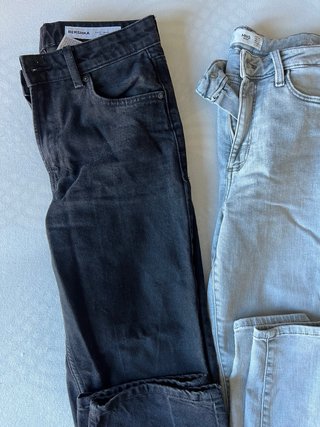 Lote 4 pantalones vaqueros. Talla 36