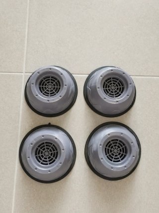4 Piedini Antiscivolo Lavatrice/Mobili