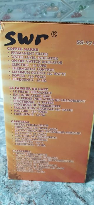 Cafetera de goteo