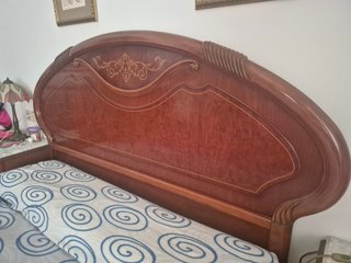 Dormitorio Matrimonio Clásico Madera Nogal.