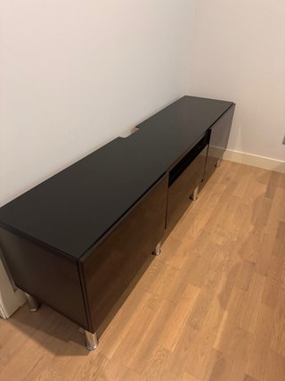 Mueble TV o guardado negro Ikea