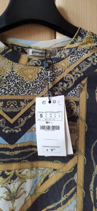 Camiseta gasa Stradivarius estampada