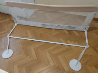 Barrera Cama Abatible 150cm Blanca