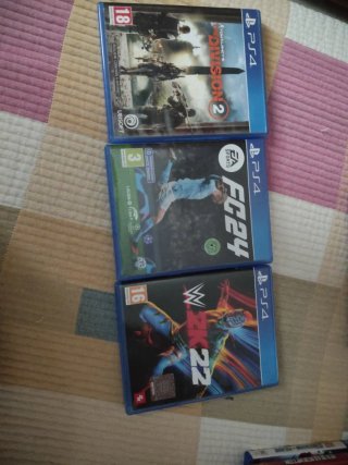 Pack Juegos PS4 The Division 2 + FIFA y WWE