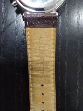 Reloj Massimo Dutti Cronógrafo Marrón/Plata