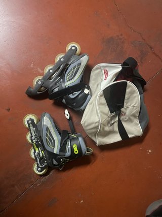 Patines en línea con bolsa