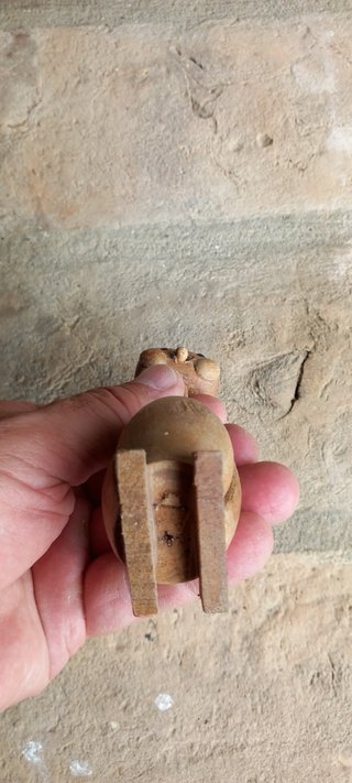 Raro portastuzzicadenti gatto in legno