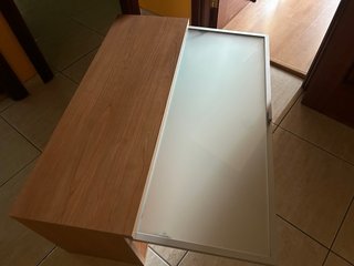 Módulo botellero madera y cristal