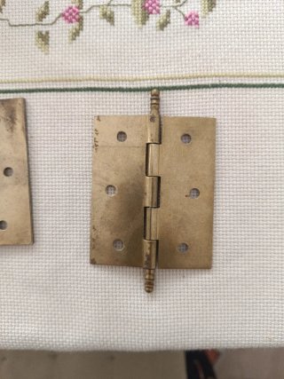 8 Bisagras de puerta latón Medidas 7x5.50