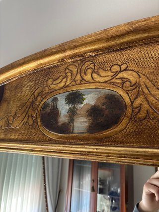 Espejo Madera Pintado a Mano