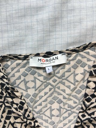 Blusa Morgan Talla 40 Estampado Geométrico