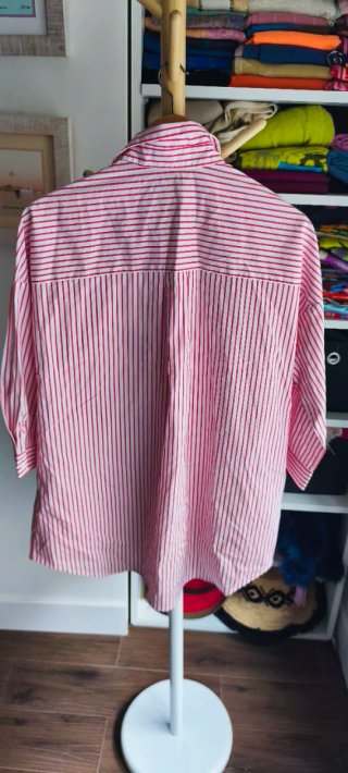 Camisa Roberto Verino Rayas Rojas y Blancas