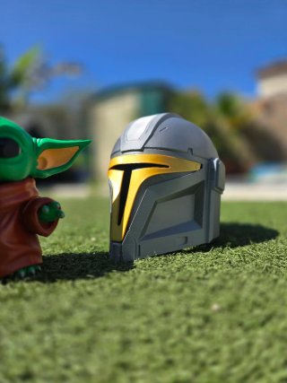 Casco Mandalorian 3D