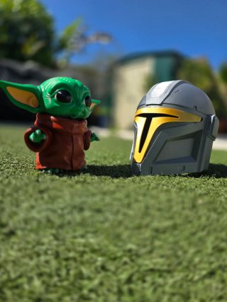 Casco Mandalorian 3D