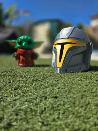Casco Mandalorian 3D