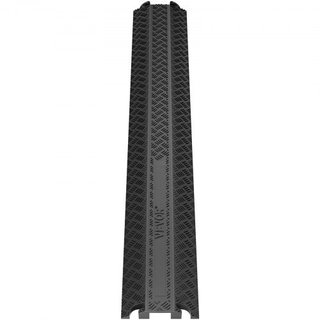 Rampas de Cubierta de Cable Drop Over 100x13x2 cm, Capacidad de Carga de 907.18 kg/eje, Rampas Protectoras de Manguera de Cable de Alta Resistencia, Cubierta de Cable para Áreas de Alto Tráfico Pe...