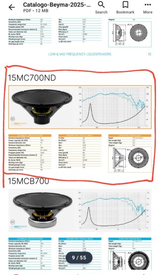 Beyma 15MC700ND