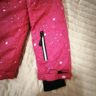 Giacca da sci OVS bambina stelle rosa