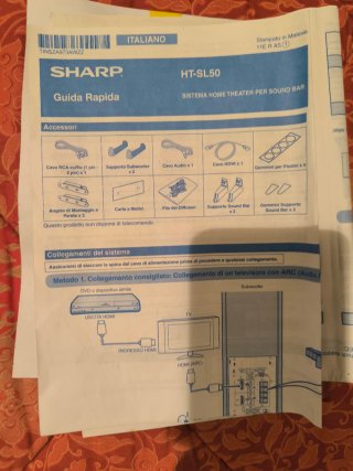 Sharp HT-SL50 Soundbar Home Theater System
