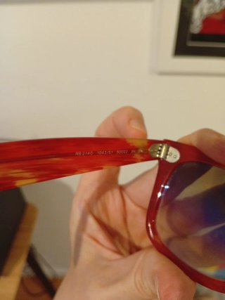 Gafas de Sol Ray-Ban Wayfarer en color naranja