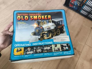 Locomotora Old Smoker Vintage
