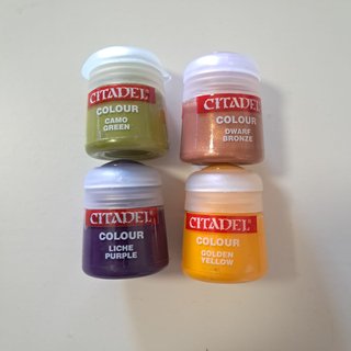 Lote pinturas Citadel Vintage NUEVAS A ESTRENAR