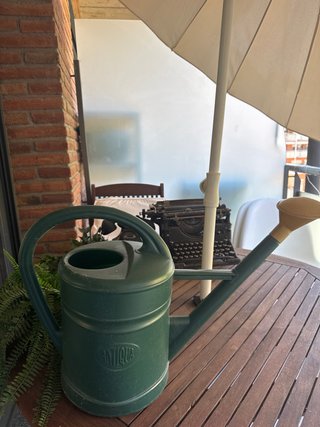 Regadera verde FANTÀSTICA!!!