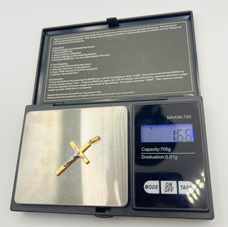 Cruz Oro 18k Combinado 1.66 gr.