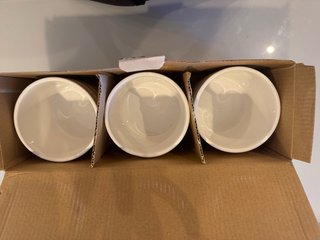 Tris barattoli ceramica Natale