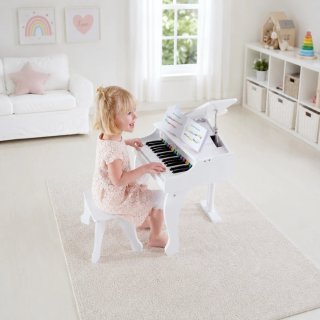 Piano a coda infantile Hape Deluxe bianco