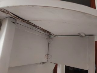 Mesa plegable redonda madera