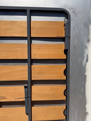 Somier 135x190cm Metal y Madera
