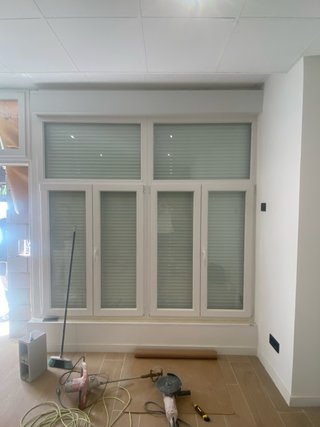 Ventanas PVC grandes nuevas + opción persiana elec