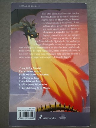 Harry Potter 4 y el cáliz de fuego