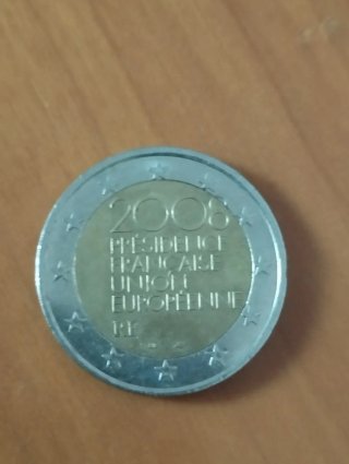 Moneda 2 euros 2008 Presidencia Francesa UE