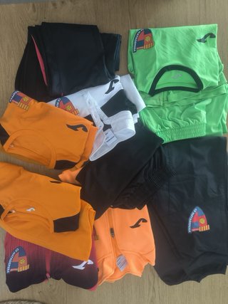 Equipación Joma CF Matadepera Roja y Negra