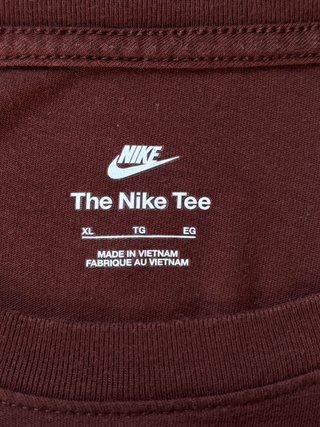 Camiseta Nike Manga Larga Talla XL Roja