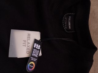 Sudadera Pull&Bear Negra Talla XS niñ@ a estrenar