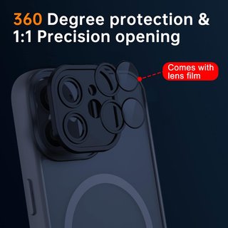 Custodia magnetica con protezione per fotocamera antiurto